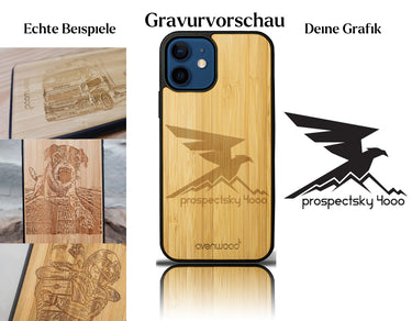 INDIVIDUELL iPhone 12 Bambus-Kunststoff